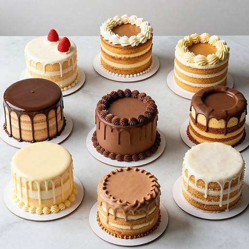 Elegant Naked Cakes Showcase