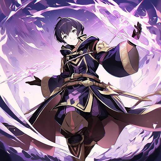 Illustration of Morgan (male) (fire emblem), fire emblem in the style of Kisaragi zwei