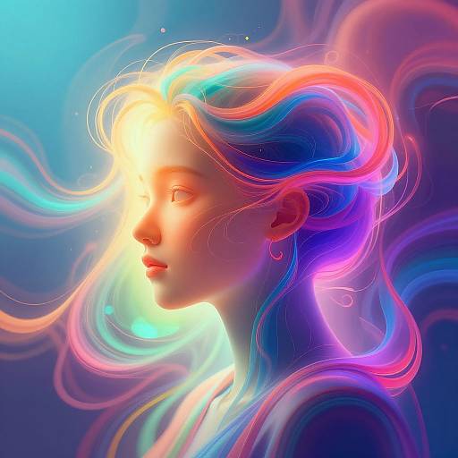 Futuristic AI-Driven Digital Art