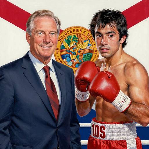 Ron DeSantis vs Mickey Match Portrait