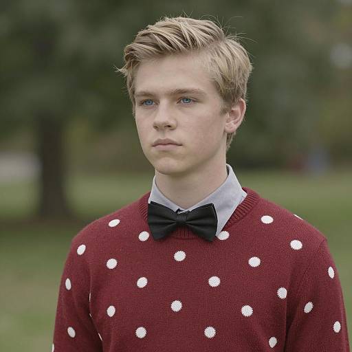 Stylish Young Man Portrait in Nature