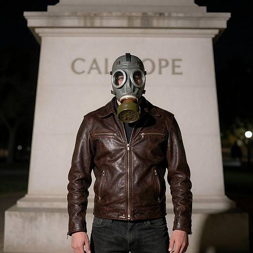 Mysterious Figure by Calliope Monument