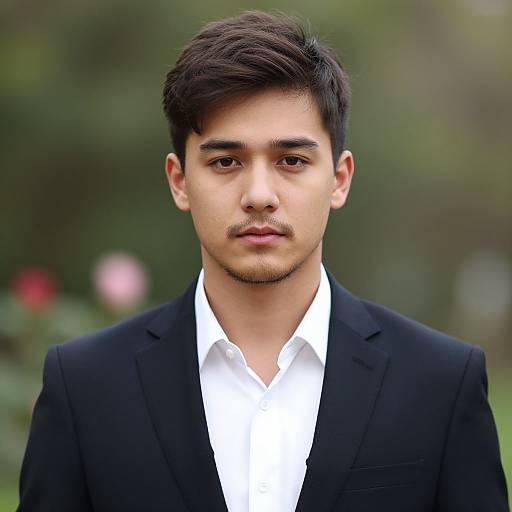 Realistic Luxury Suit Portrait