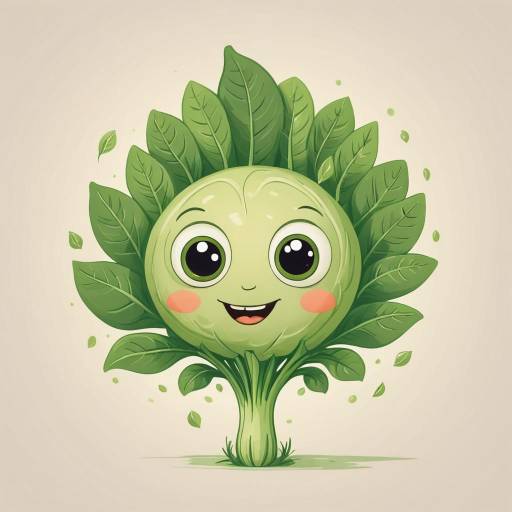 Whimsical Vegetable Character Illustration