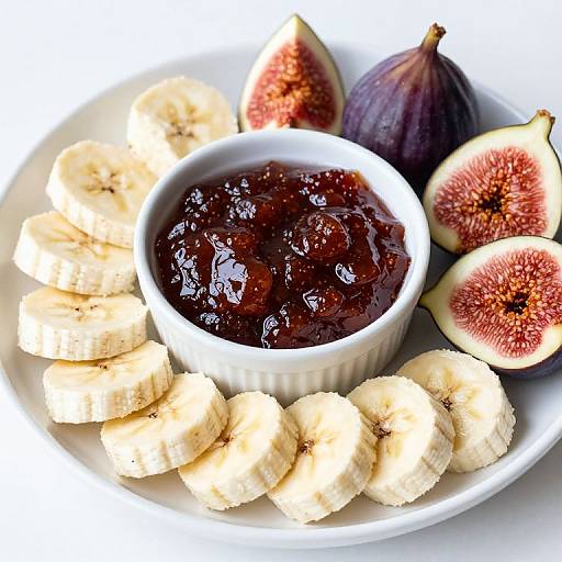 Rustic Homemade Fig Jam Bowl