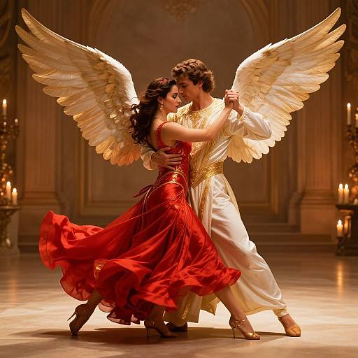 Angelic Archangel and Angel Tango