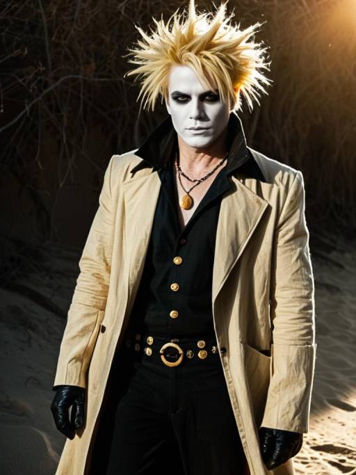 Man in Sandman Cosplay Costume