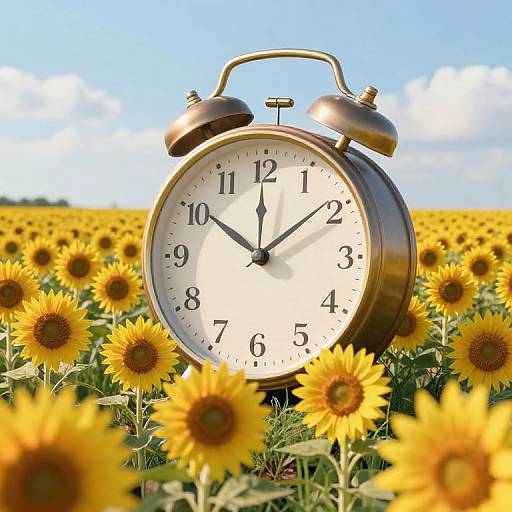 Surreal Time Blooming Field