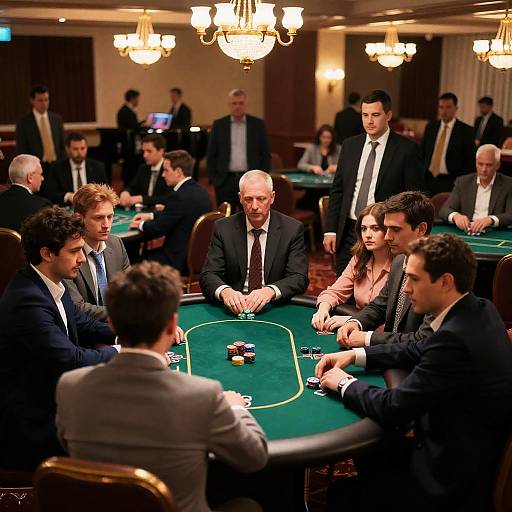 Intense Night at the Casino Poker Room