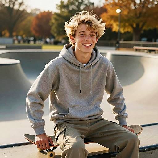 Hyperrealistic Portrait of Energetic Teen