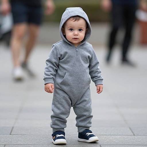 Boy in Baby Stroller Costume Hoodie