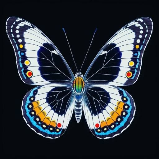 Vibrant Holographic Butterfly Art Vibrant Holographic Butterfly Art