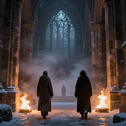 Ethereal Journey Through Paradox Cathedral