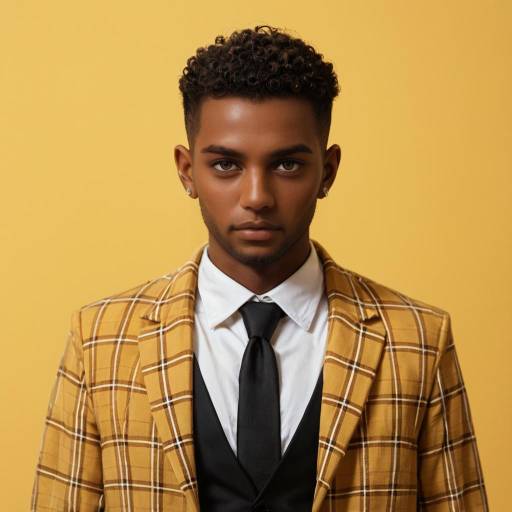 Stylish Plaid Look with Striking Features Stylish Plaid Look with Striking Features