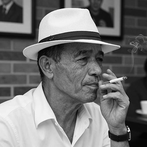 Classic Portrait of a Smiling Man