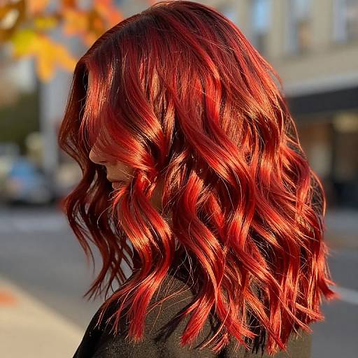 Red Highlights in Golden Light