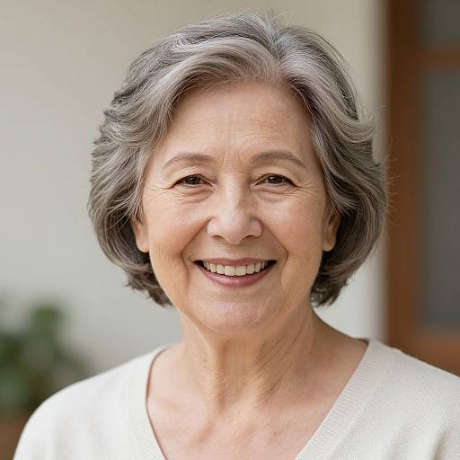 Portrait of Smiling Senior Woman