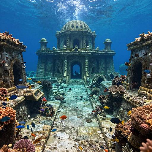 Hyper-Realistic Atlantis Underwater Scenes