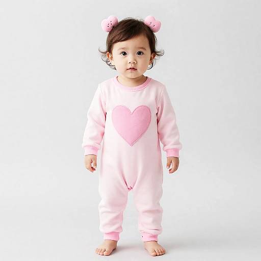 Toddler Pajamas Costume with Heart