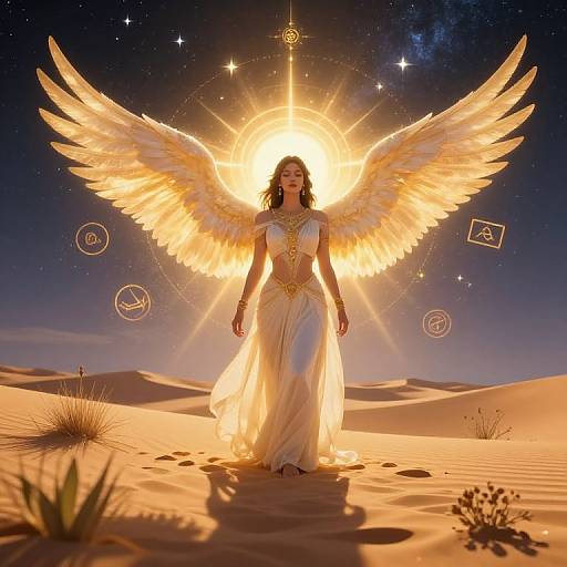 Rah in Cosmic Desert Radiance