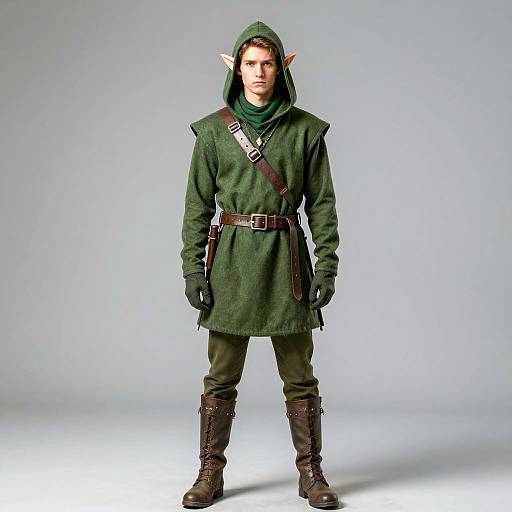 Realistic Young Male Elf Cosplay Costume