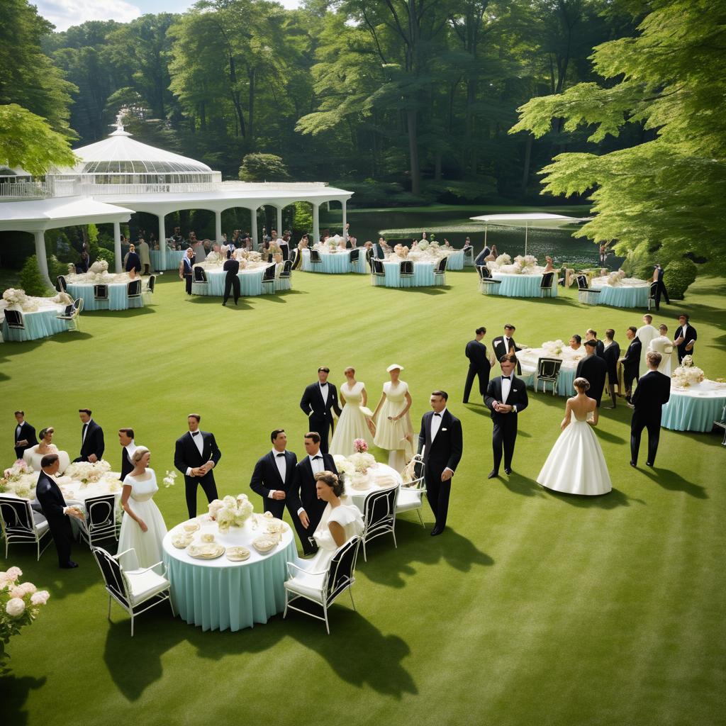 Vintage Elegance at a 1950s Garden Party