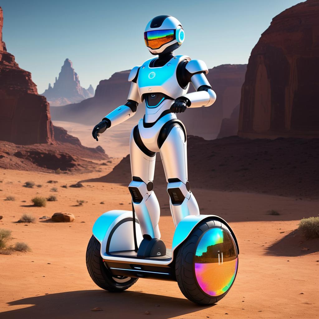 Futuristic Time-Travel Segway Concept