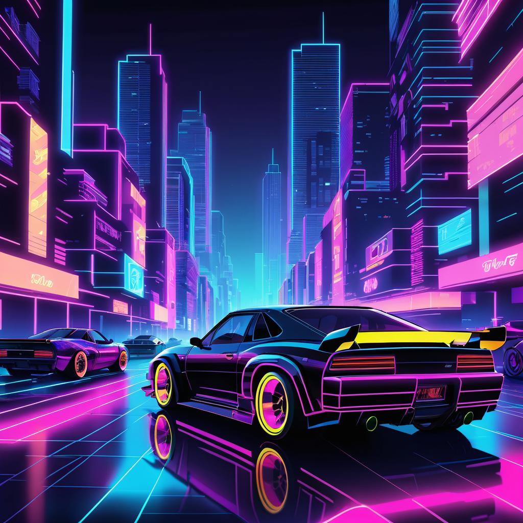 Neon Street Racer in Urban Chaos