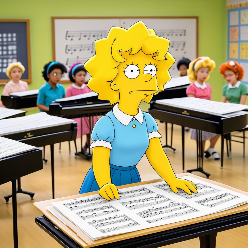 Lisa Simpson's Musical Misadventure in Class