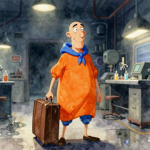 Doofenshmirtz in Neon Lab Scene