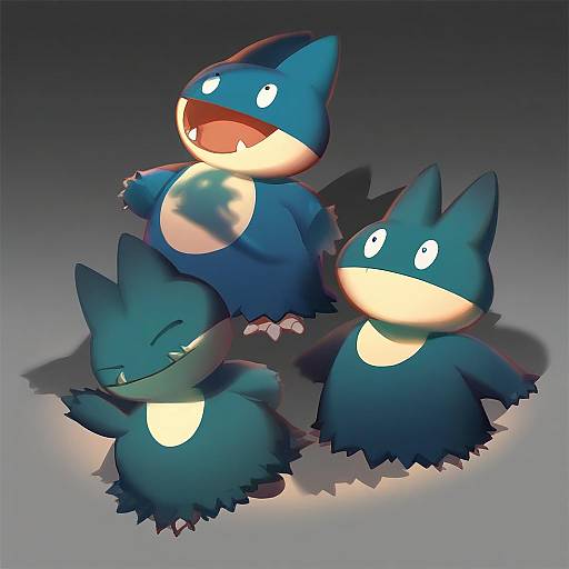 Illustration of Munchlax, pokemon in the style of Ask (askzy)