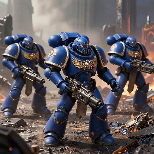 Epic Ultramarines Battle Charge