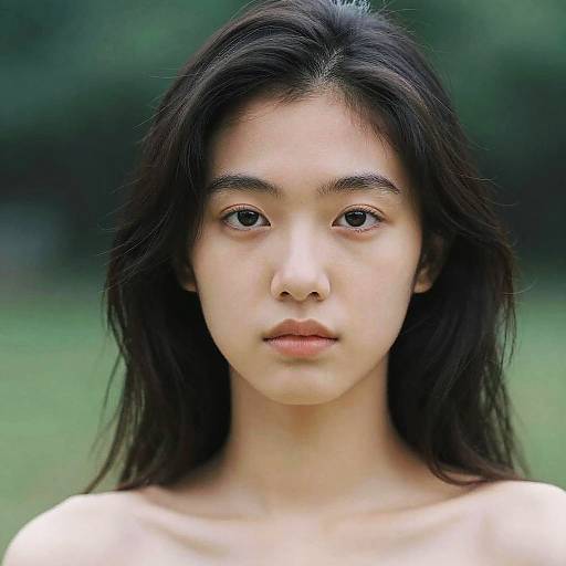 Serene Film Portrait of a Young Woman