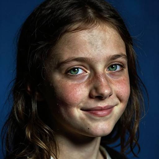 Caravaggio-Style Rugged Girl Portrait