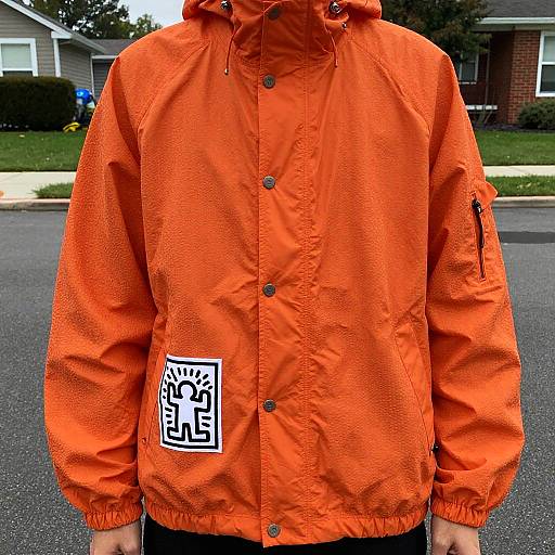 Keith Haring Style Pigeoncore Portrait