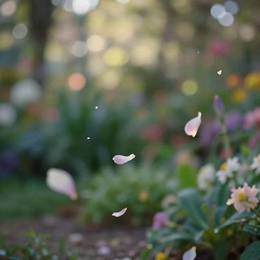 Impressionist Bug's-Eye Garden View