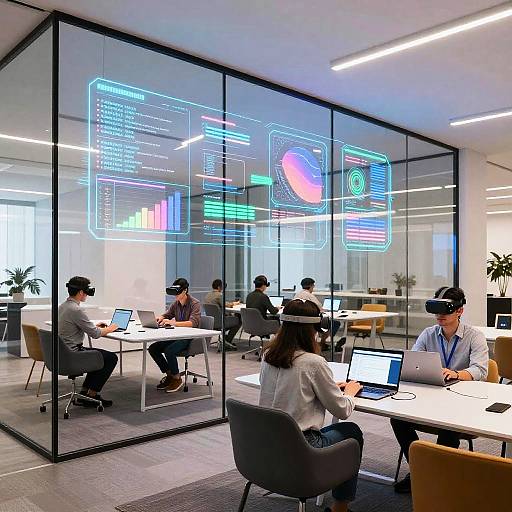 Futuristic Tech Startup Office Design