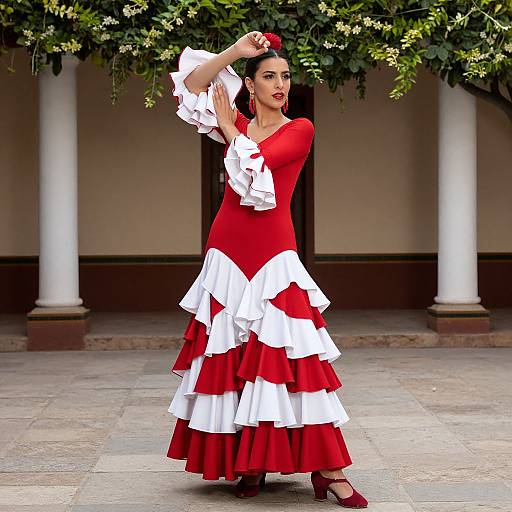 Traditional Flamenco Dress Woman