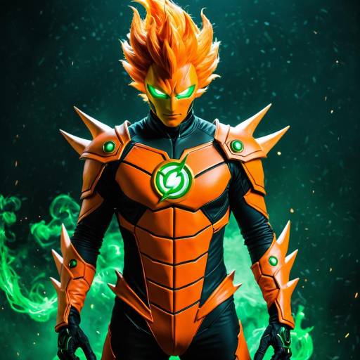 Vibrant Larfleeze Cosplay Costume Design