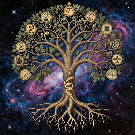 Cosmic Renaissance Tree of Life