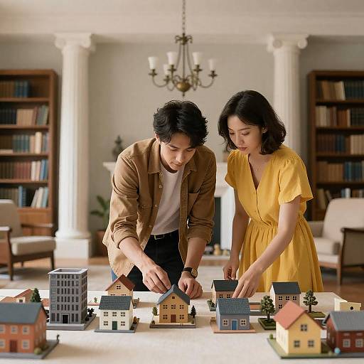 Creating a Miniature Town Together