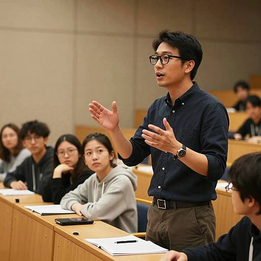 Passionate Teacher Engaging Students