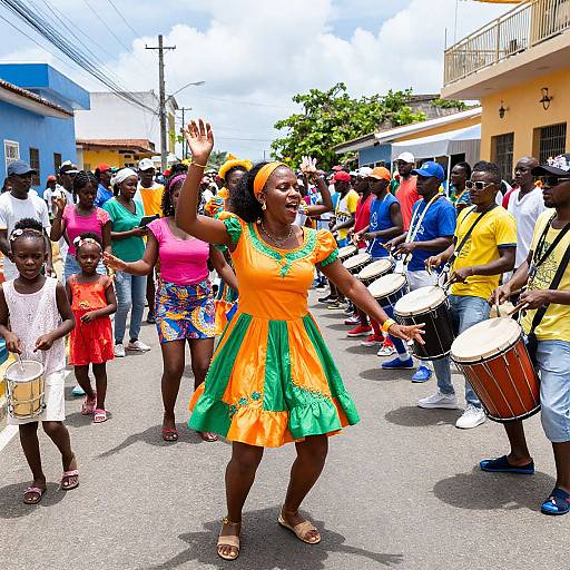 Vibrant Haitian Carnival Celebration