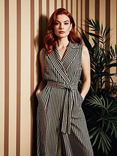 Elegant Vintage Fashion in Sunset Light