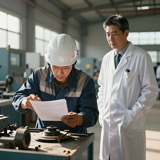 High-Resolution Worker and Doctor Scene