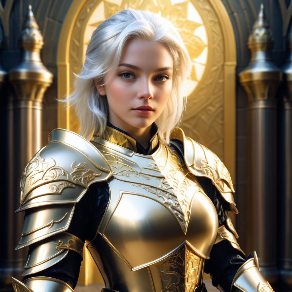 Cinematic Fantasy Female Knight Art