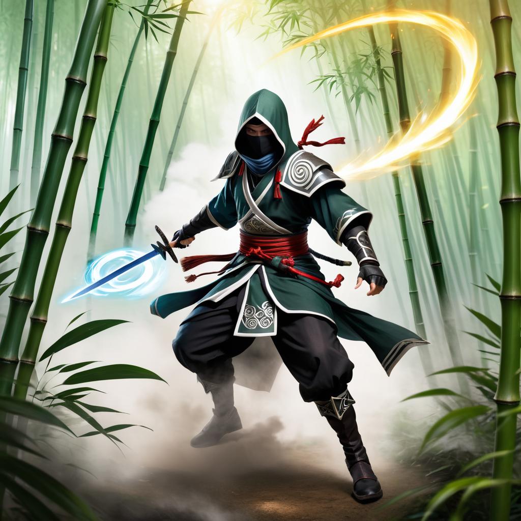 Rogue Assassin in Bamboo Forest