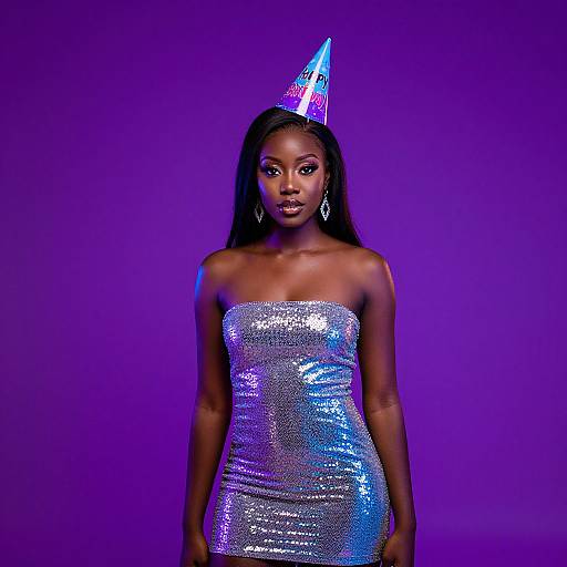 Neon Birthday Party Girl