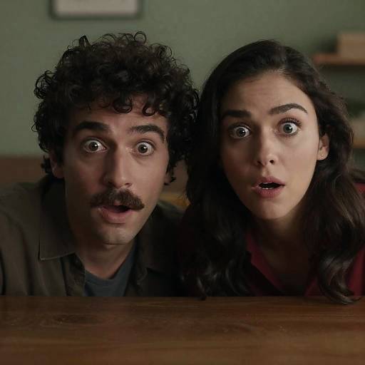 Shocked Expressions: A Candid Moment