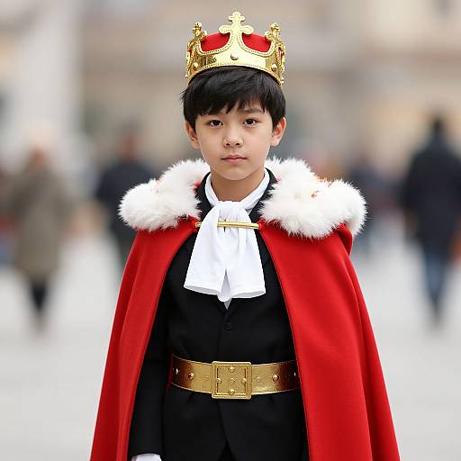 Realistic Prince in Royal Costume